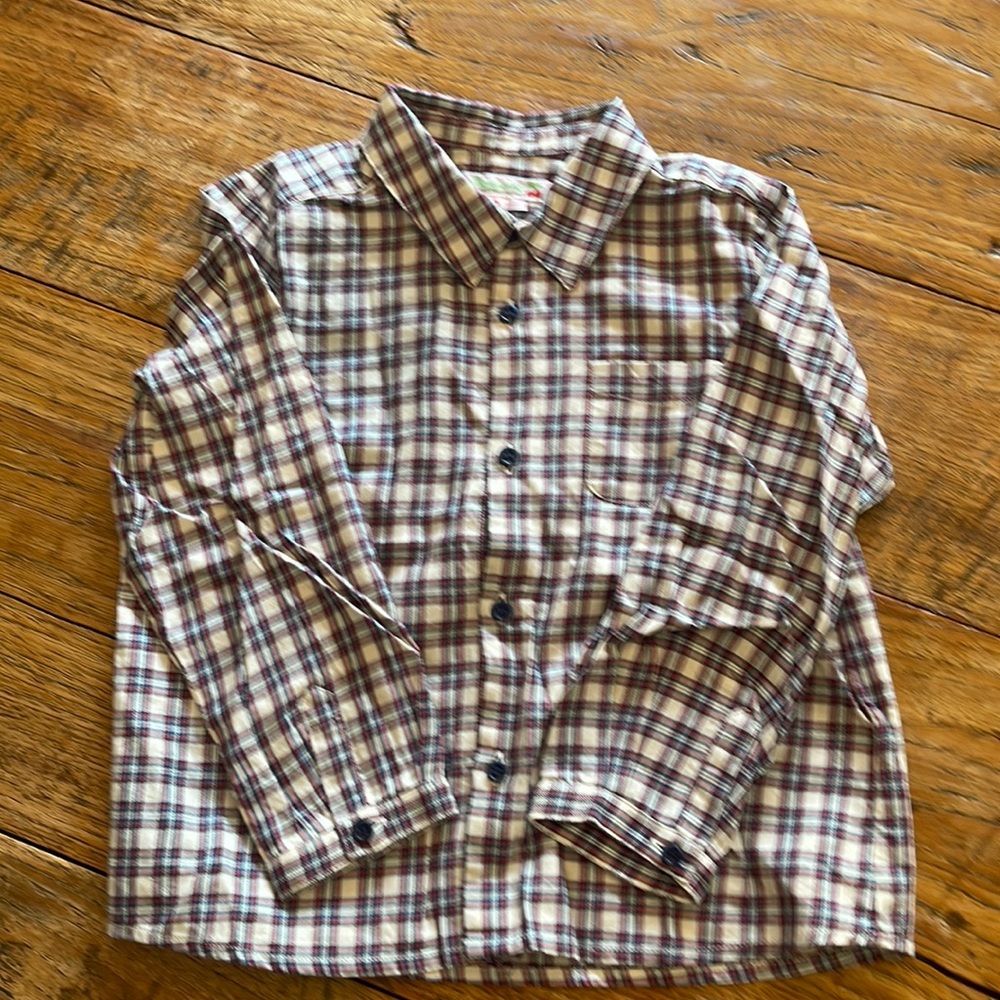 Bonpoint boys Cotton button down shirt